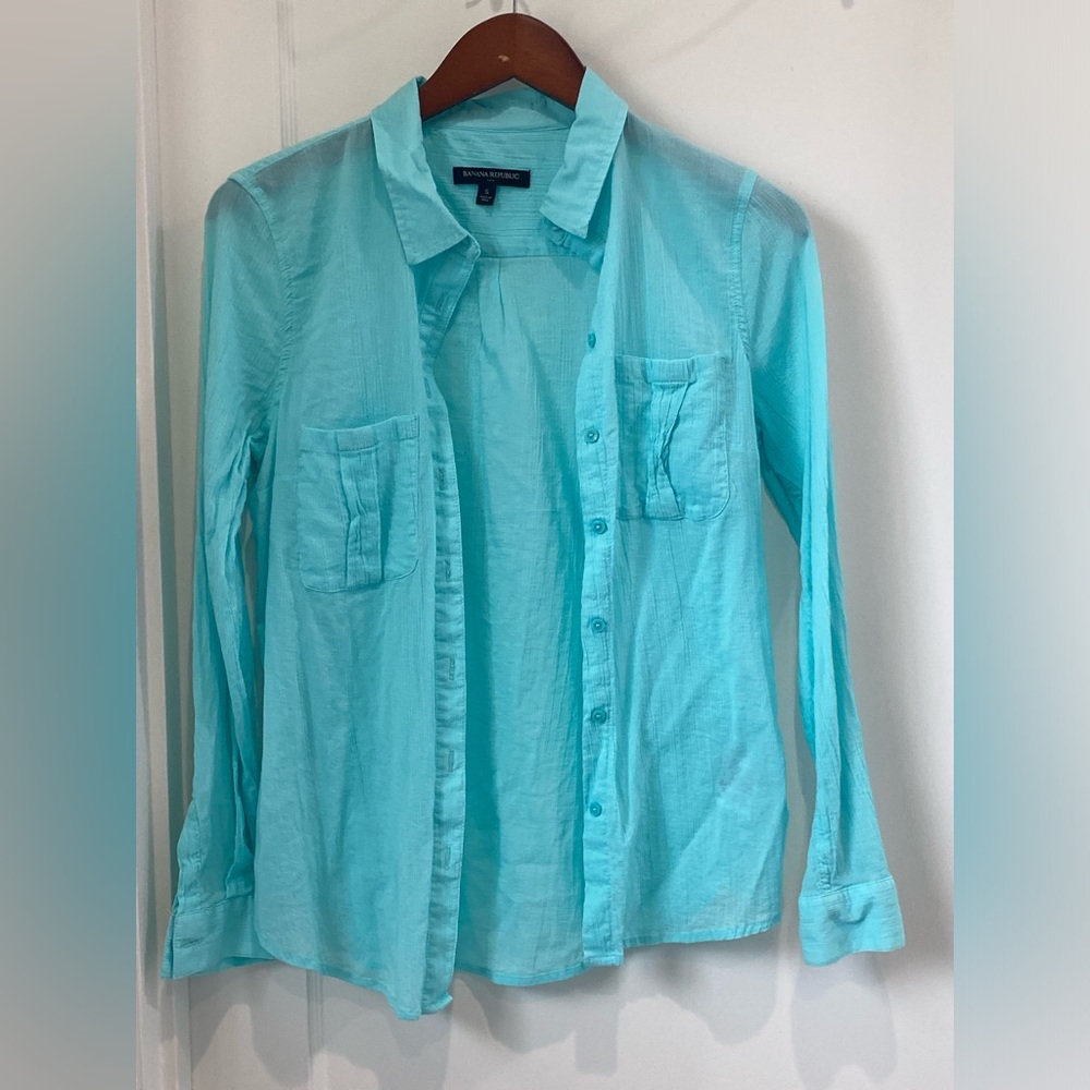 Banana Republic gauze shirt